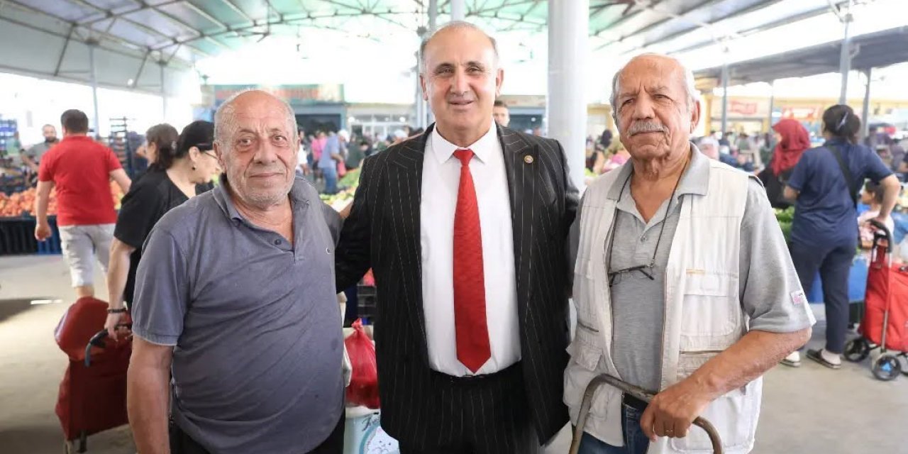 İncirliova Belediye Başkanı Kaya, pazar esnafı ve vatandaşlarla buluştu