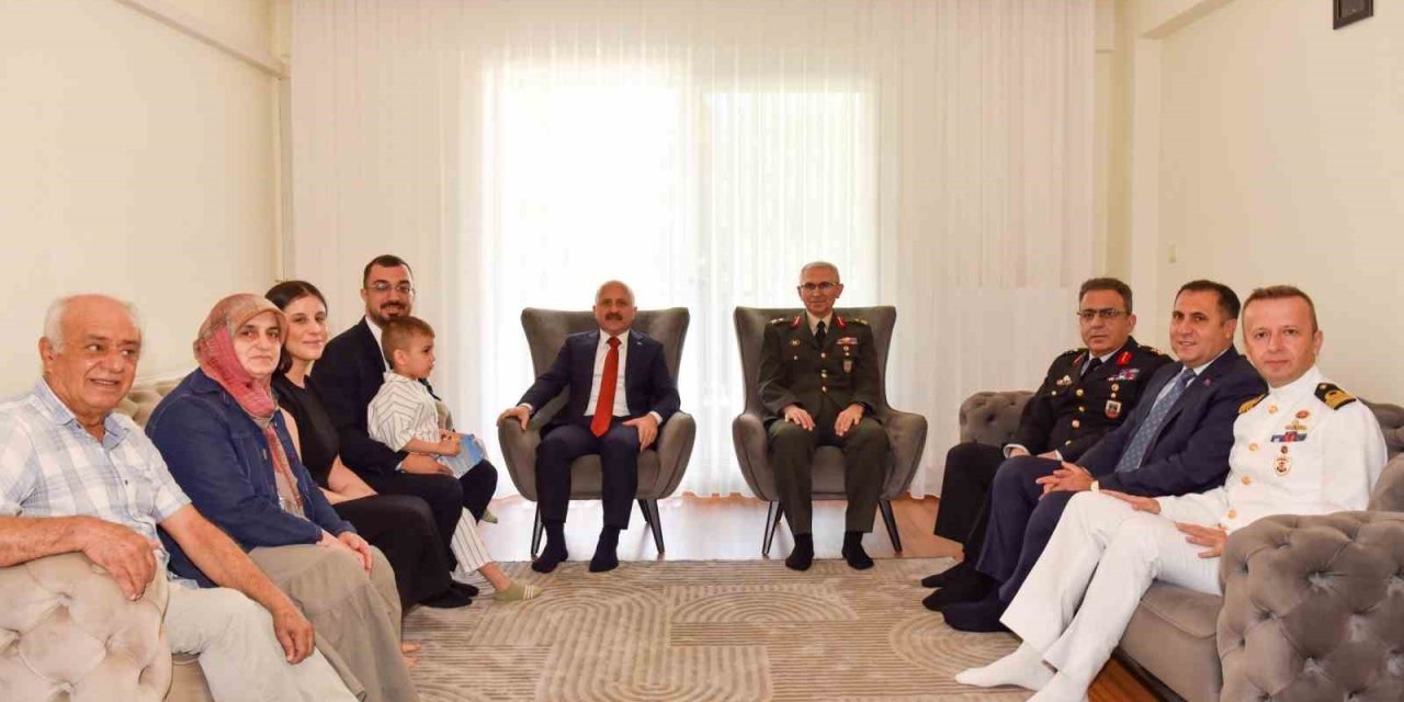 Aydın Valisi Varol, gazi Çakır ve ailesiyle bir araya geldi