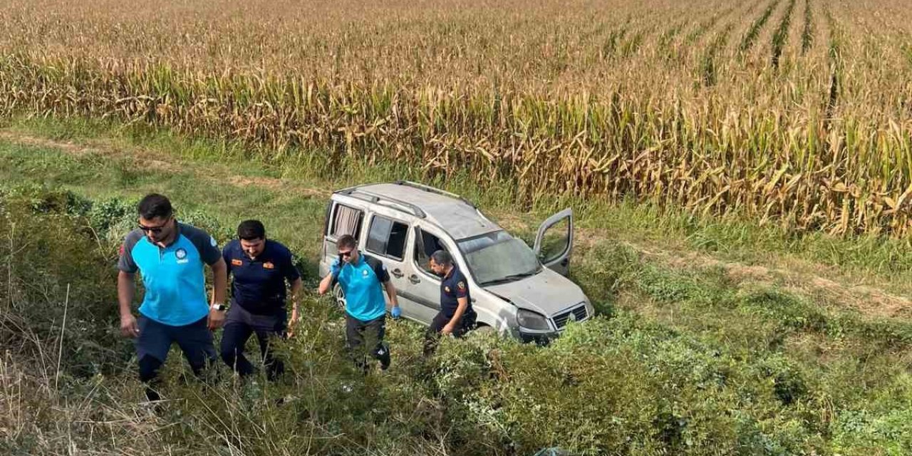 Aydın’da tarlaya uçan araç sabah fark edildi, içinden kimse çıkmadı
