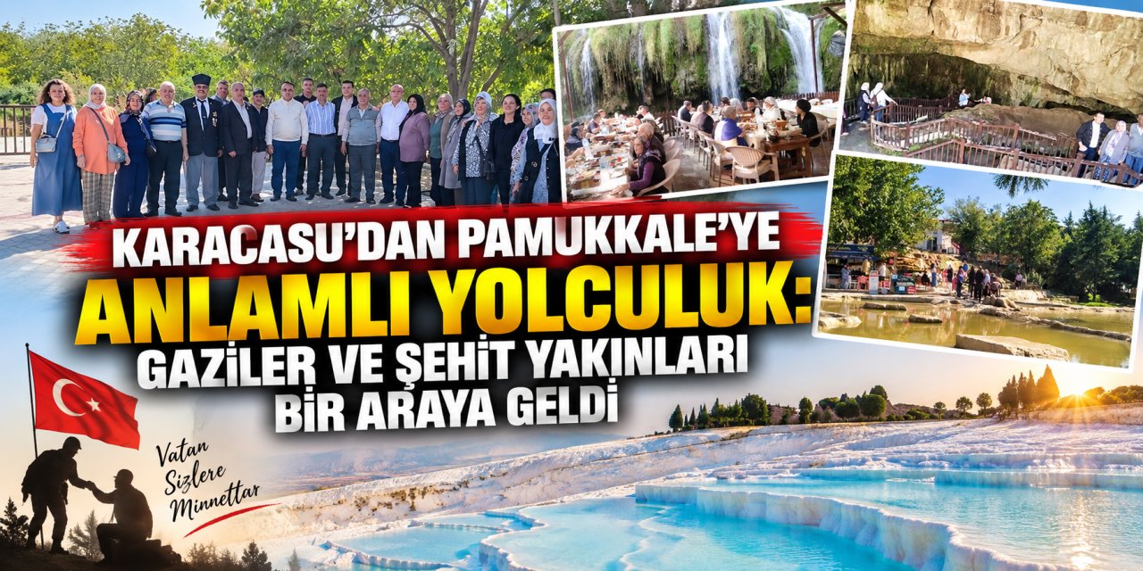 Karacasu’dan Pamukkale’ye anlamlı yolculuk: Gaziler ve şehit yakınları bir araya geldi