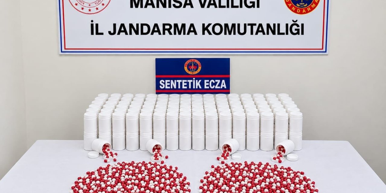 Kırsala gizlediği 12 bin 450 sentetik hapla yakalandı