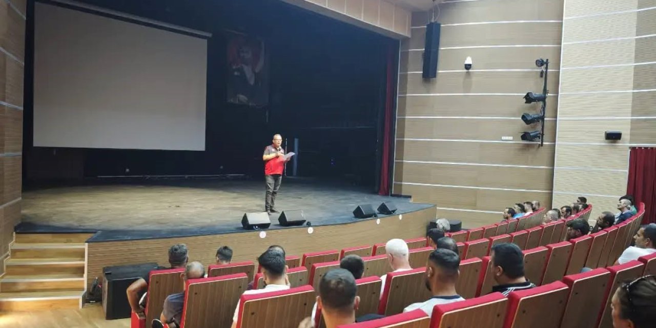 Hükümlülere yönelik çevre bilinci semineri