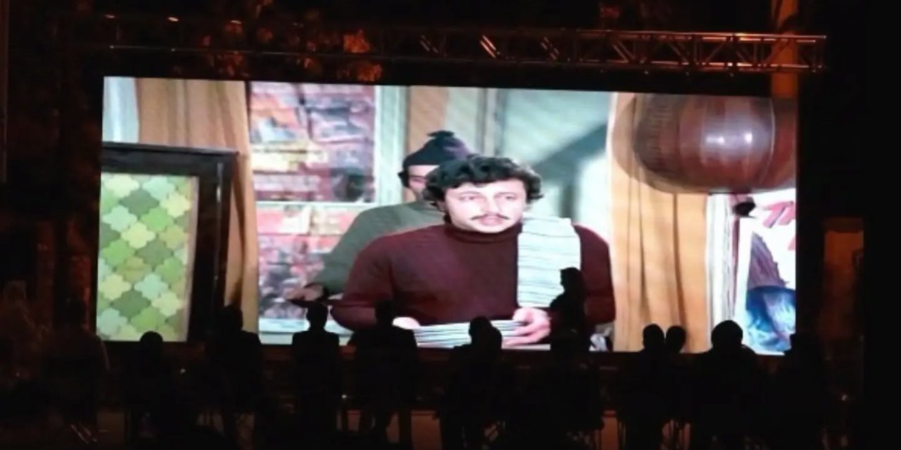Kütahya’da açık hava sinemasında Yeşilçam nostaljisi