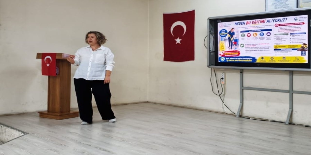 Sarıgöl’de 38 çalışana iş güvenliği eğitimi