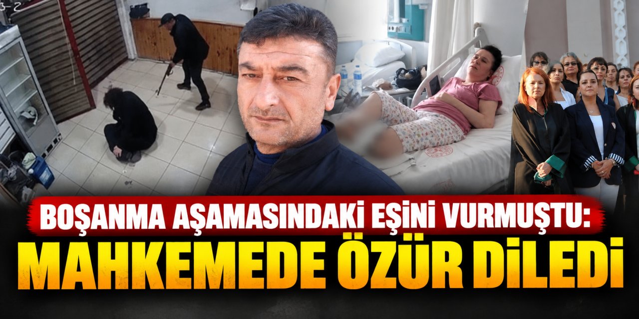 Boşanma aşamasındaki eşini vurmuştu: Mahkemede özür diledi