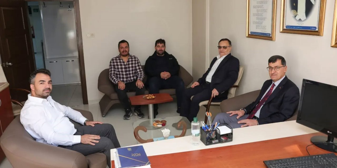Başkan Kahveci, Makina Mühendisleri Odası yönetimiyle görüştü