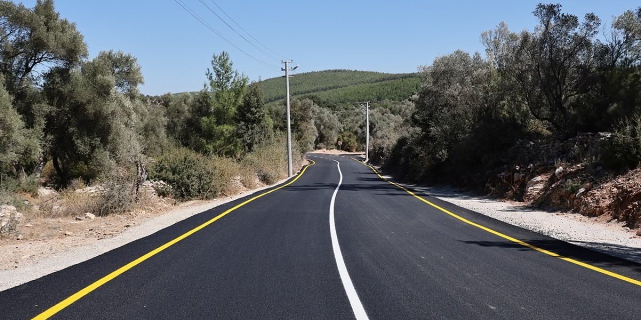 Bodrum Çamlık Mahallesi’nin yolları yenilendi