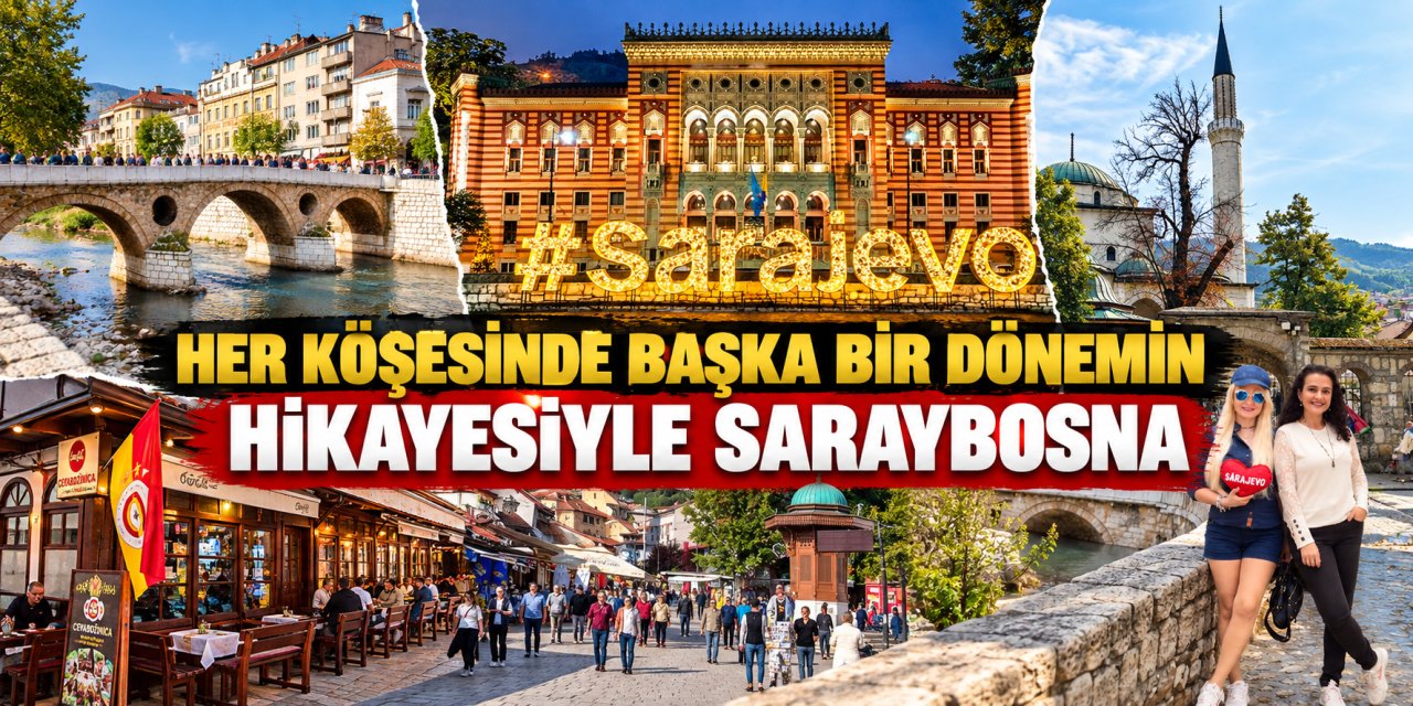 Her köşesinde başka bir dönemin hikayesiyle Saraybosna