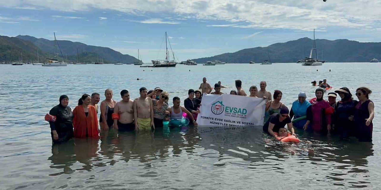 Marmaris’in en özel misafirleri ‘İlk kez denizi Marmaris’te gördüler’