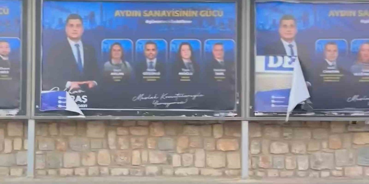 Başkan Maraş’ın afişlerine saldırı