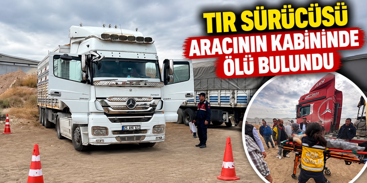 tır sürücüsü aracının kabininde ölü bulundu
