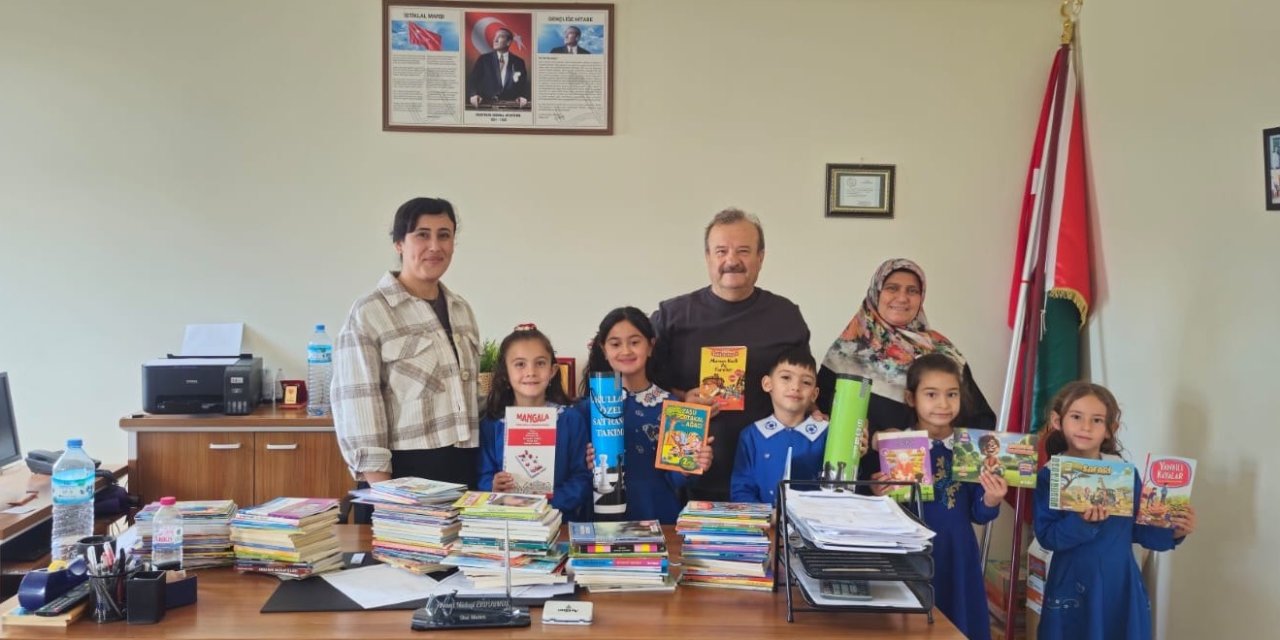 348 okula ulaşan kitap seferberliğiyle binlerce çocuğa umut oldu