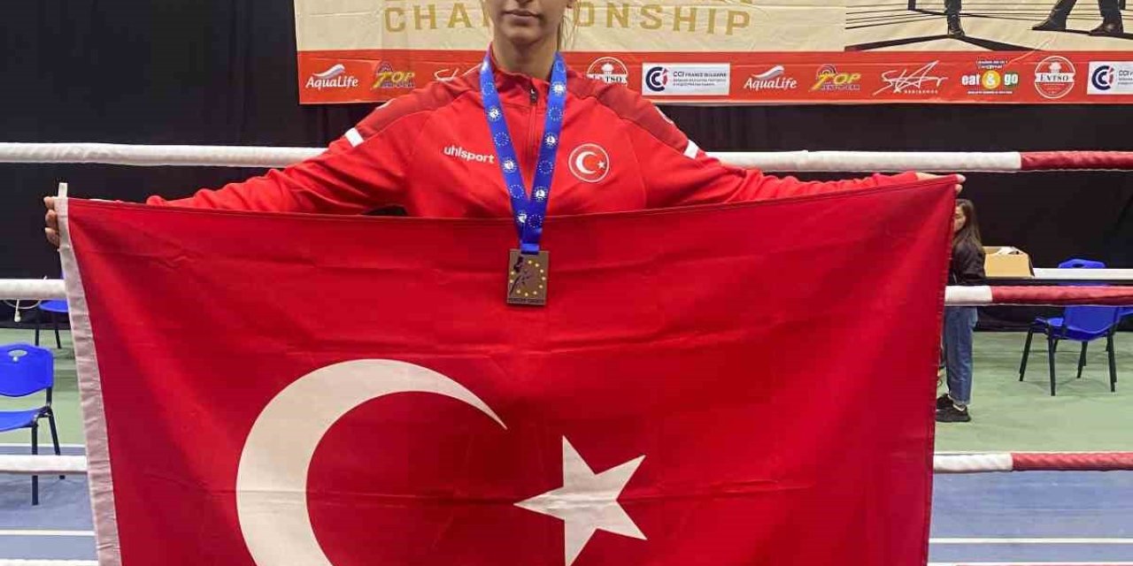 Kütahyalı sporcu Elif Kaya Avrupa ikincisi oldu