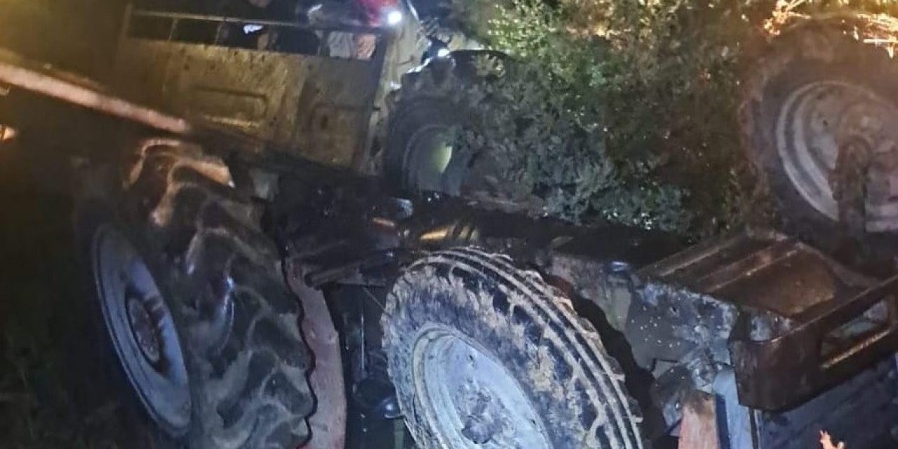 İzmir’de devrilen traktörün altında kalan sürücü hayatını kaybetti