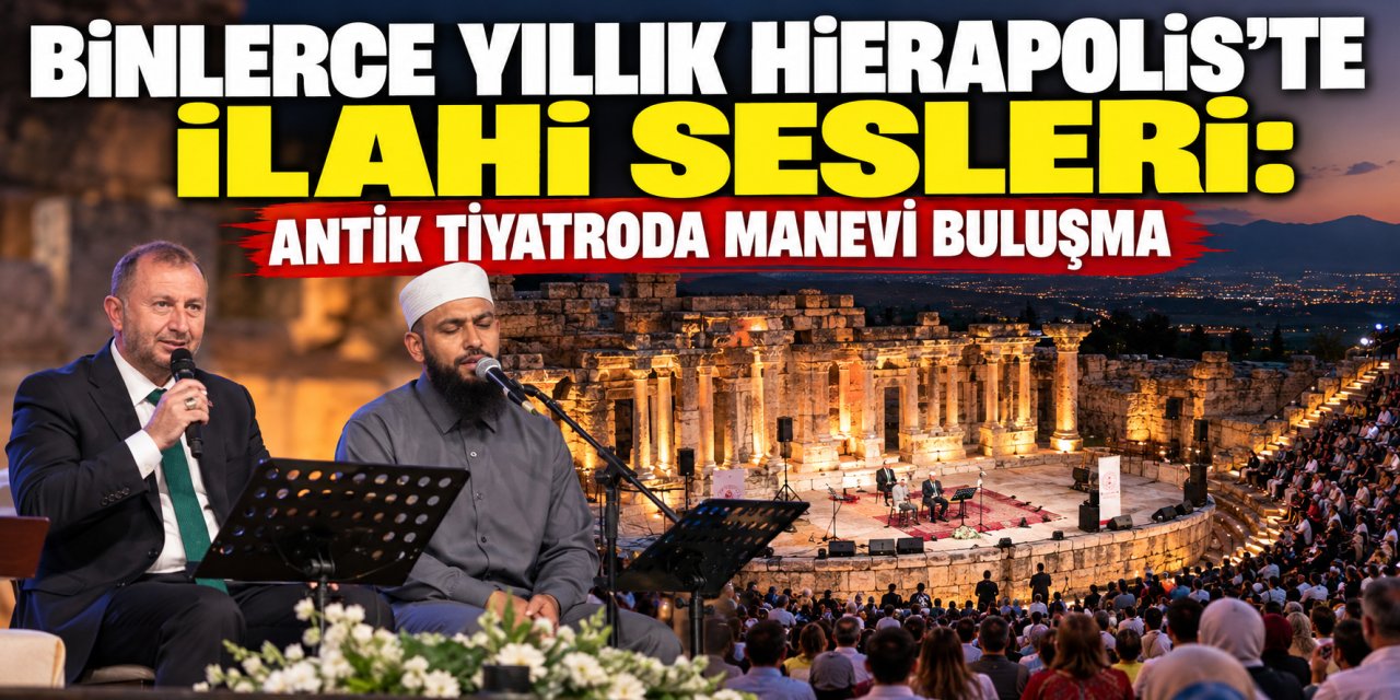 Binlerce yıllık Hierapolis’te ilahi sesleri: Antik tiyatroda manevi buluşma