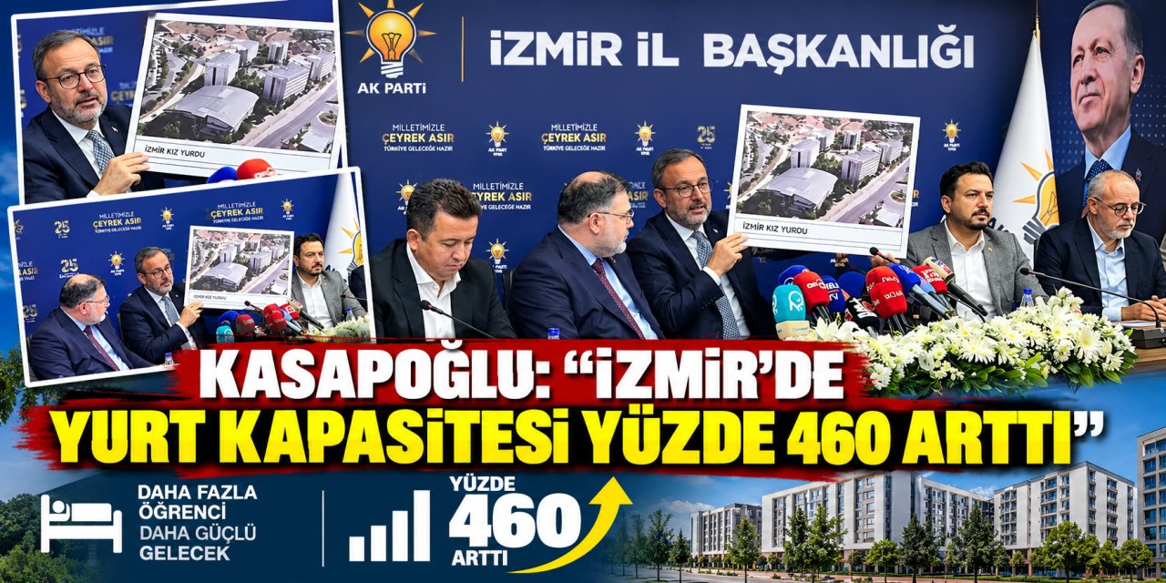 Kasapoğlu: “İzmir’de yurt kapasitesi yüzde 460 arttı”