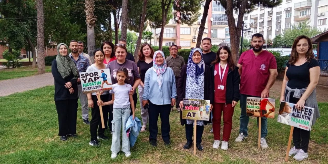 Nazilli’de vatandaşlar sağlıklı yaşam için harekete geçti