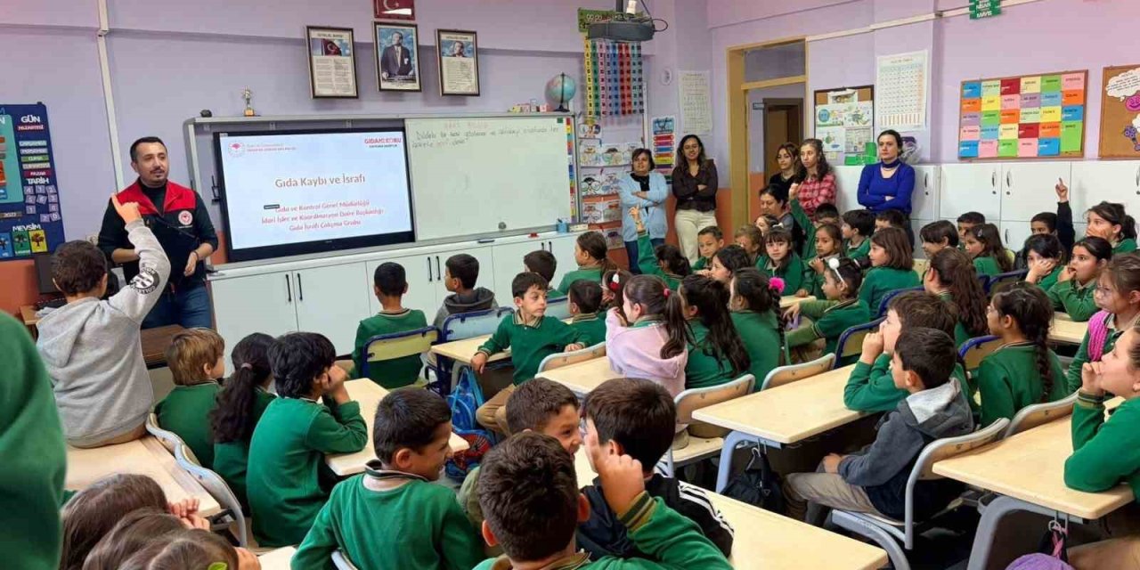 Baklan’da öğrencilere gıda israfı eğitimi verildi