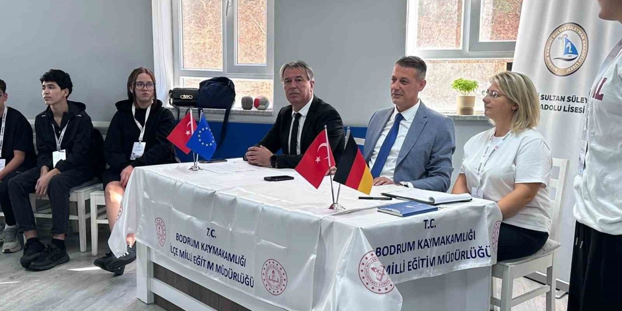 Bodrum’da Alman öğrenciler akranlarıyla bir araya geldi
