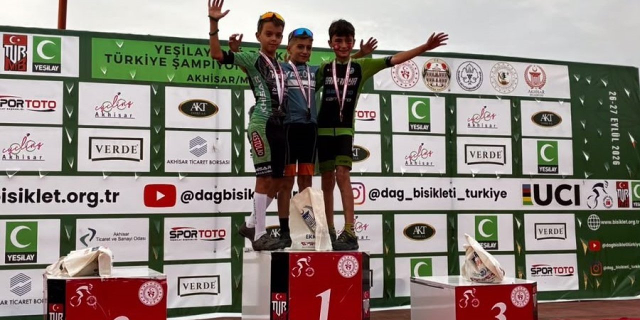 Manisalı sporculardan Dağ Bisikleti Türkiye Şampiyonası’nda 15 madalya