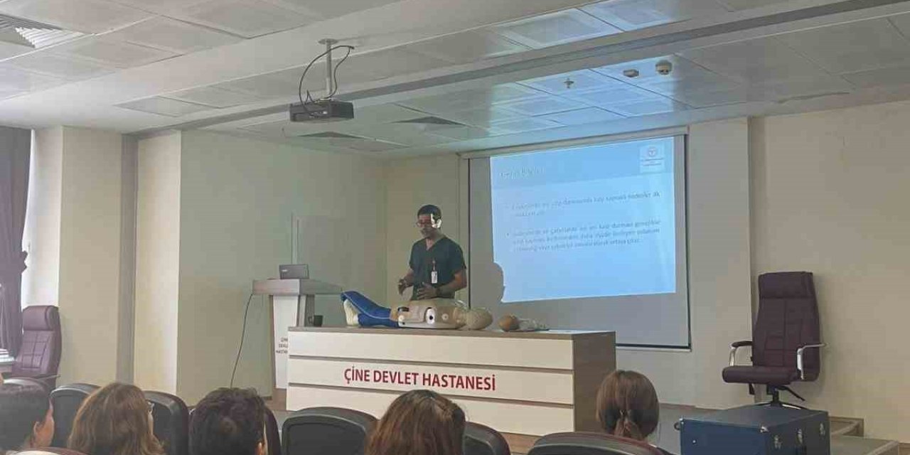 Çine Devlet Hastanesi personeline temel yaşam desteği eğitimi