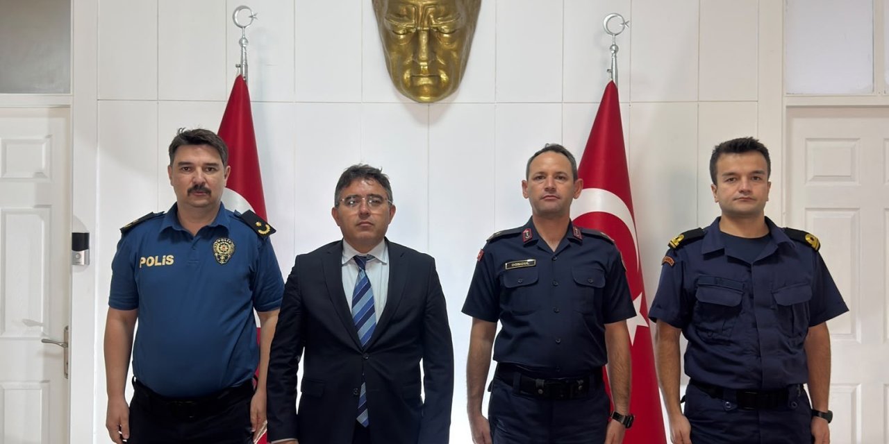 Marmaris’te okul güvenliği ve asayiş tedbirleri görüşüldü