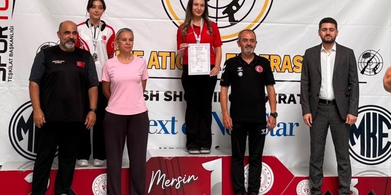 Manisalı milli sporcu Denktaş’tan rekor üstü atış