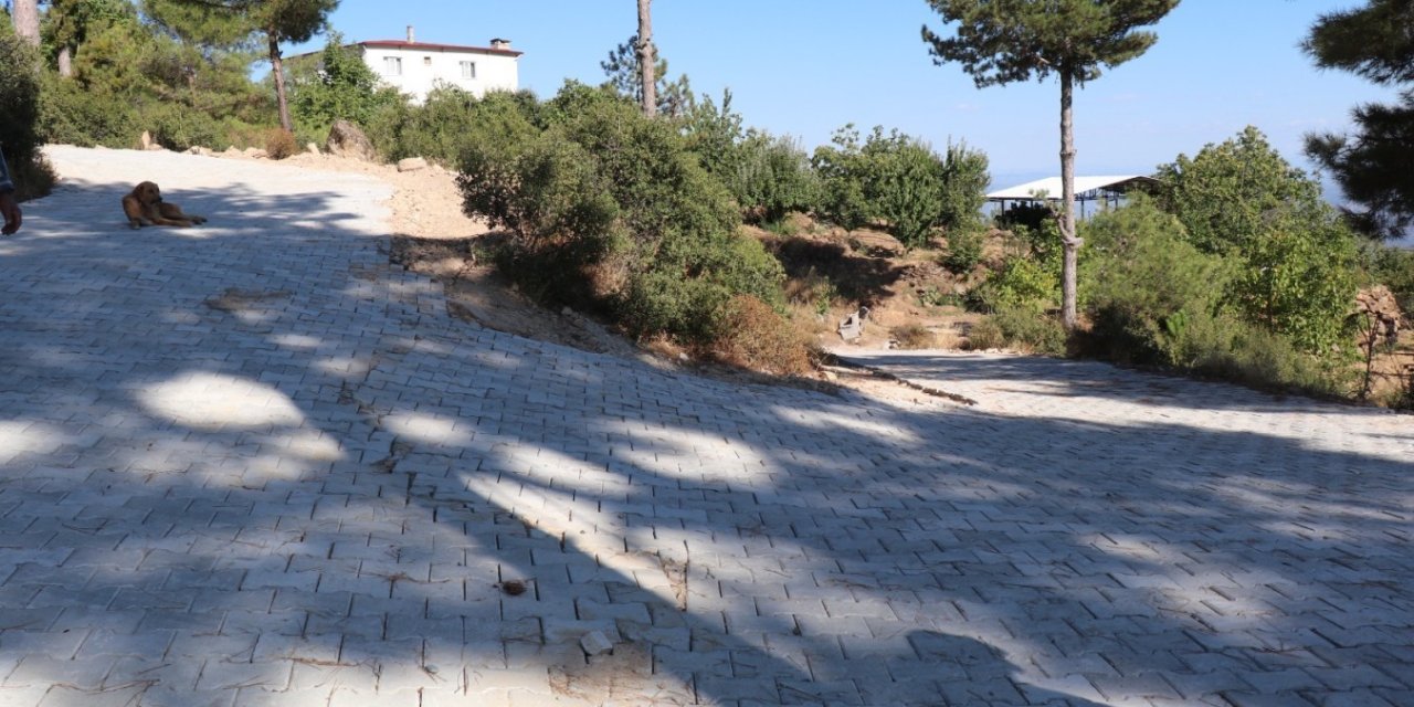 Bozdoğan Madran Mahallesi’ndeki yolda çalışmalar tamamlandı