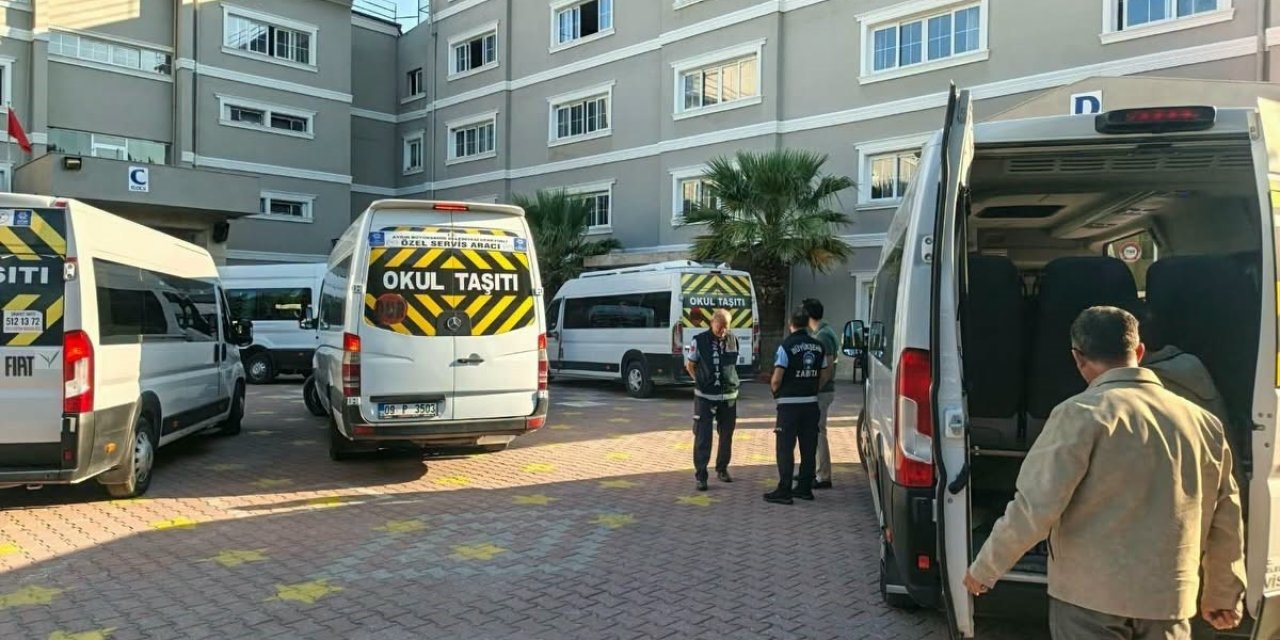 Söke’de öğrenci servisleri denetlendi