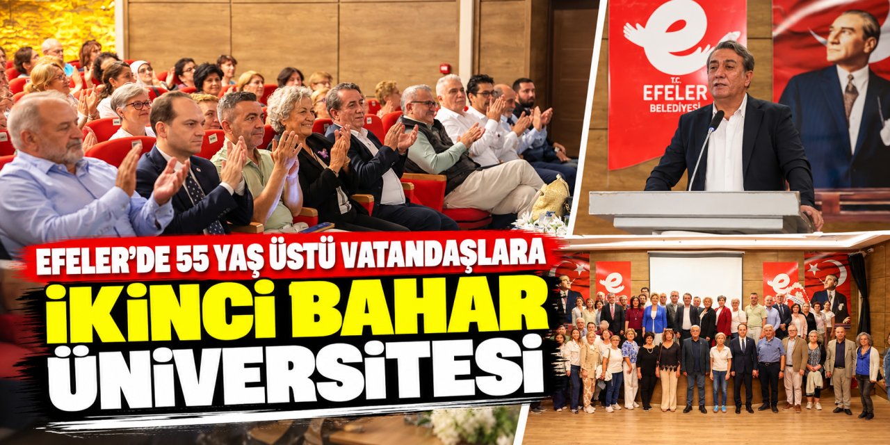 Efeler’de 55 yaş üstü vatandaşlara “İkinci Bahar Üniversitesi”