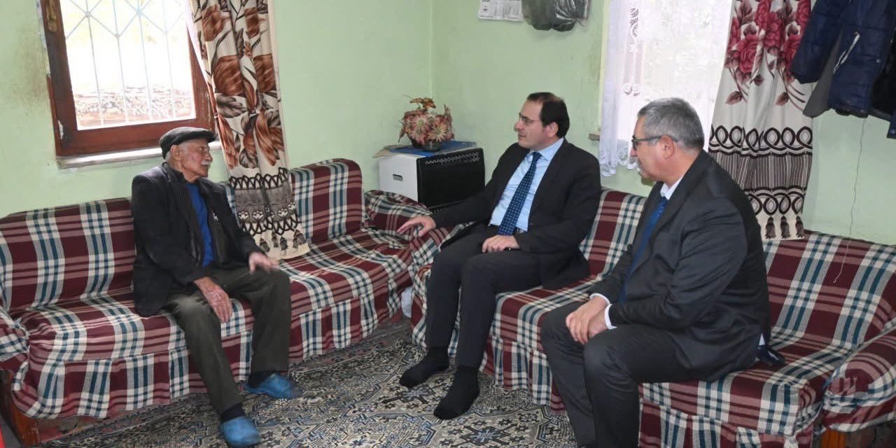 Kaymakam Türker’den Yaşlılar Haftasına özel anlamlı ziyaret