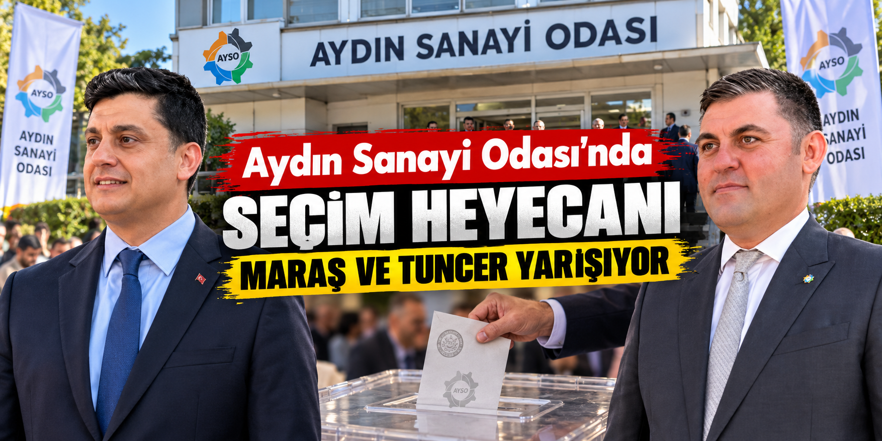 Aydın Sanayi Odası’nda seçim heyecanı: Maraş ve Tuncer yarışıyor