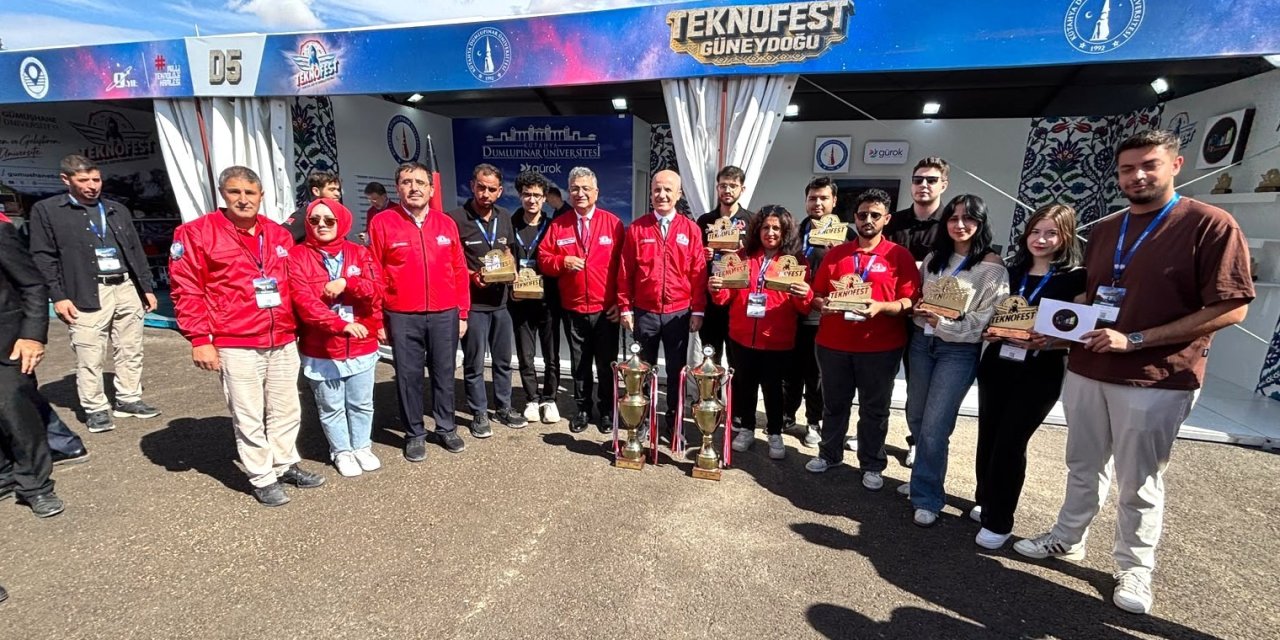 DPÜ öğrencileri, TEKNOFEST’te başarıdan başarıya koşuyor