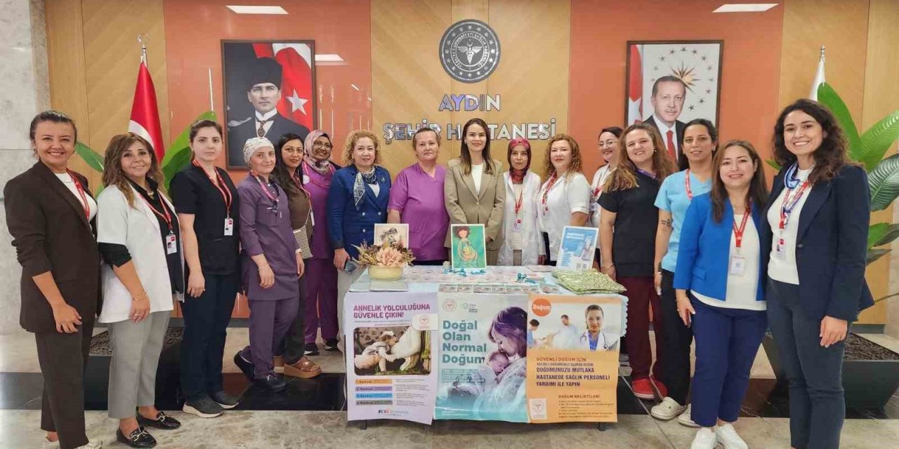 Aydın Şehir Hastanesi’nde anne adayları bilgilendirildi