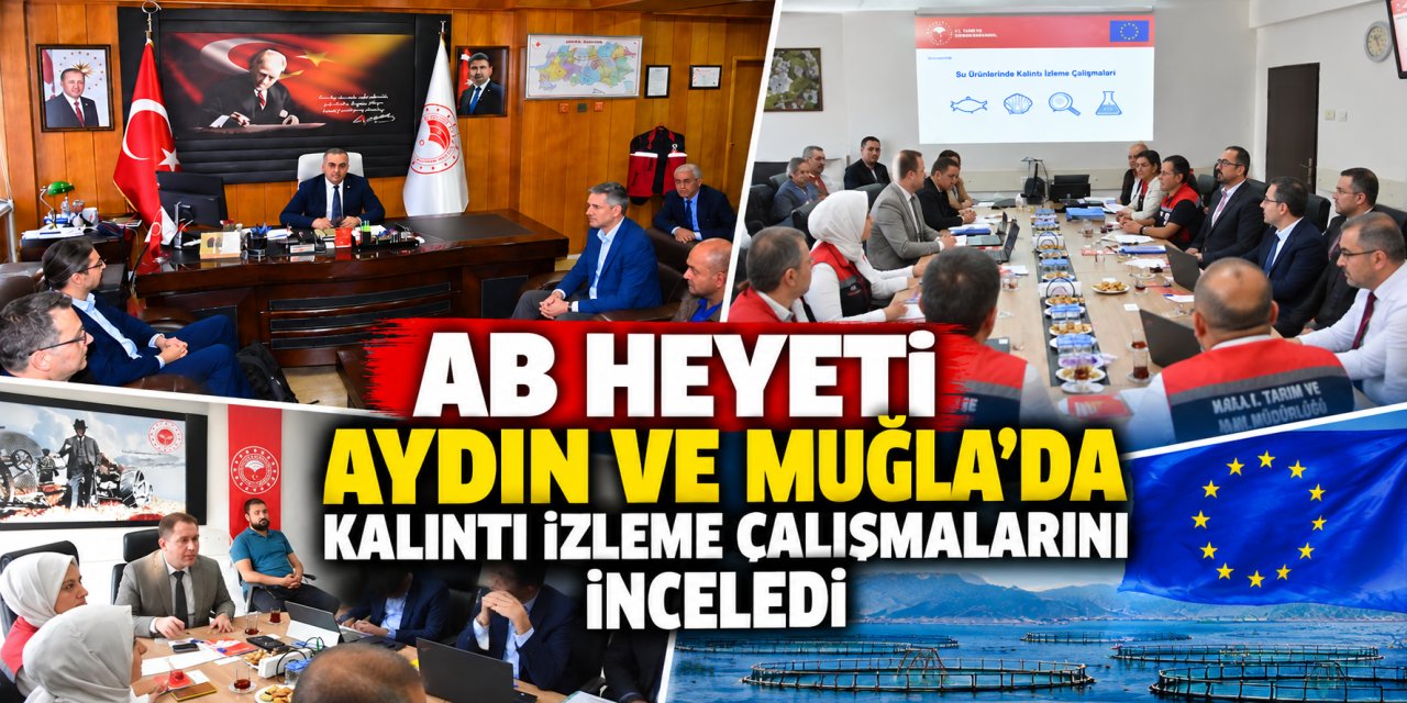 AB heyeti Aydın ve Muğla’da kalıntı izleme çalışmalarını inceledi