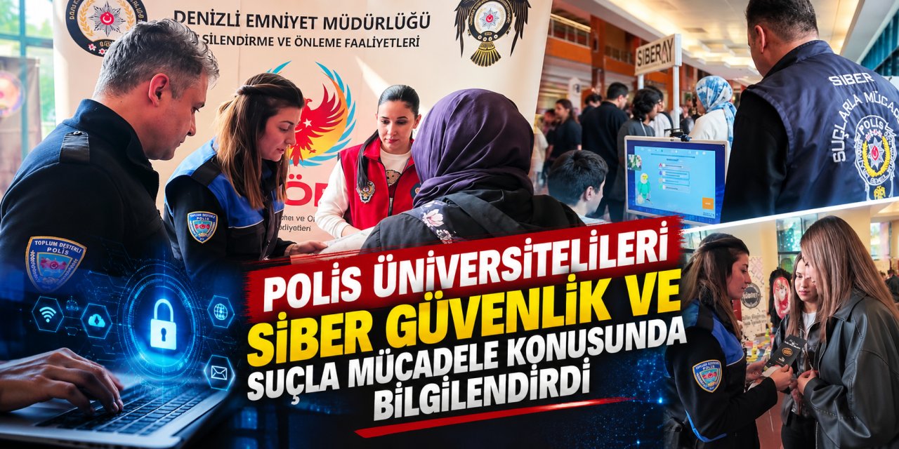 Polis üniversitelileri siber güvenlik ve suçla mücadele konusunda bilgilendirdi