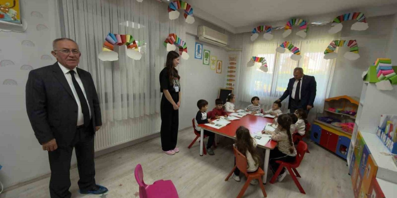Sarıgöl’de miniklerin eğitim yuvasına ziyaret
