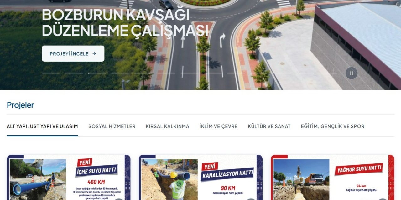 Denizli Büyükşehirin dijital yüzü yenilendi