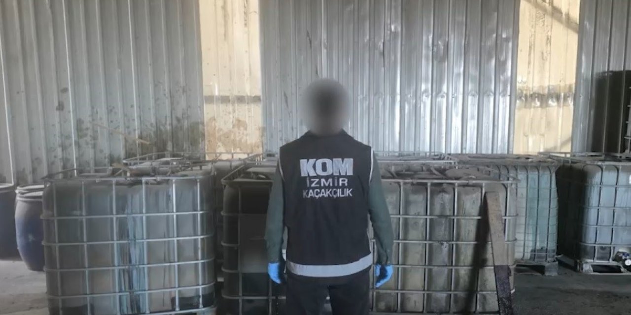 İzmir’de katı atık tesisine kaçak akaryakıt baskını