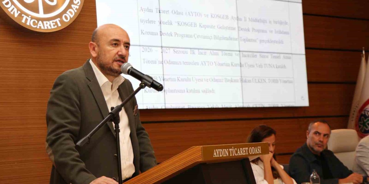 AYTO Başkanı Ülken: "İhracatçımızın üzerindeki maliyet baskısını düşürmemiz lazım"