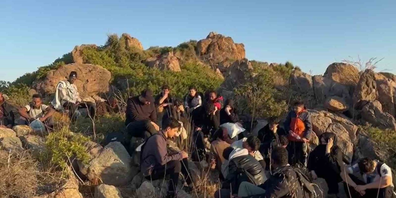 Bodrum’da 34 düzensiz göçmen yakalandı