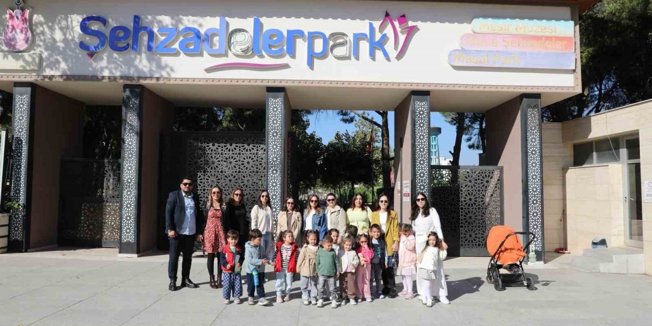Minik misafirler Şehzadelerpark’ta hem öğrendi hem eğlendi