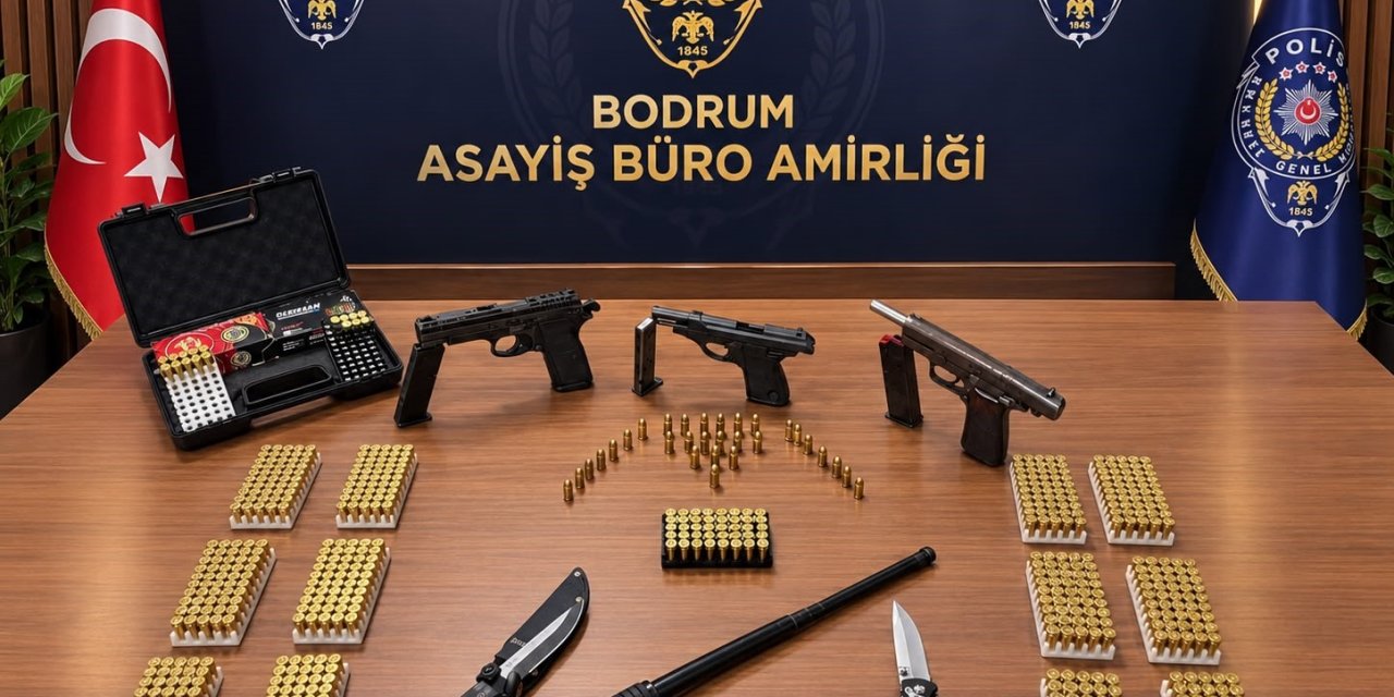 Bodrum’da silah sesleri paniğe neden oldu: 2 gözaltı