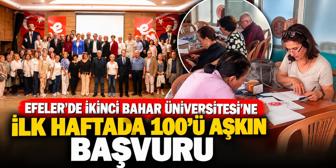 Efeler’de İkinci Bahar Üniversitesi’ne ilk haftada 100’ü aşkın başvuru