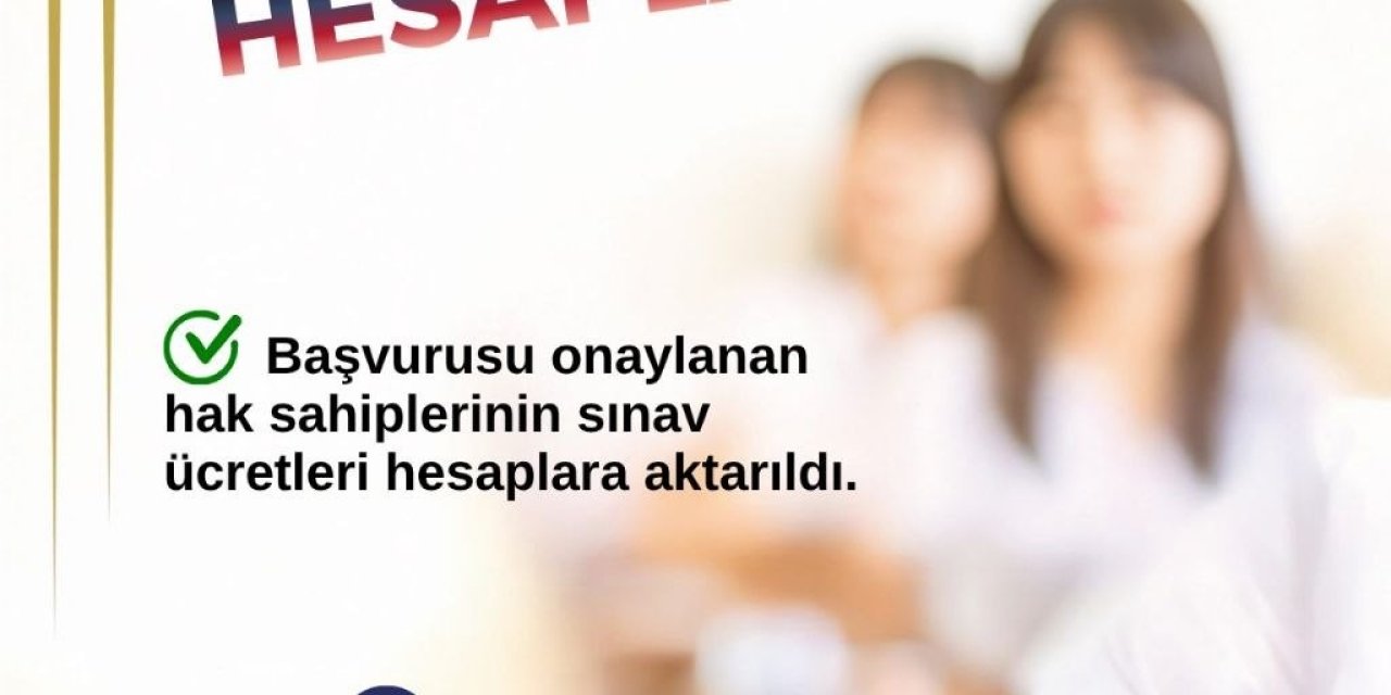 Büyükşehir KPSS sınav ücreti desteği hesaplarda