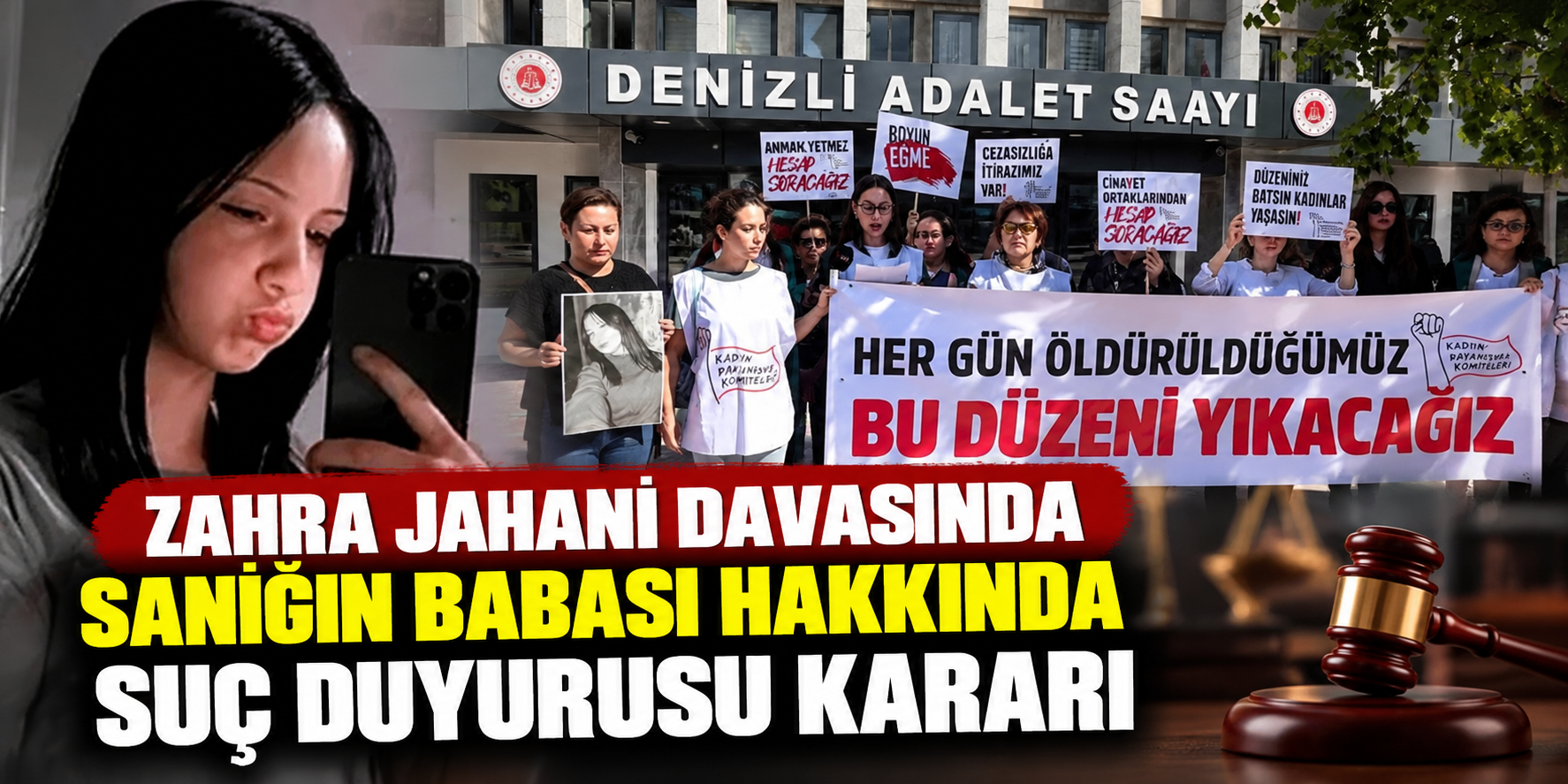 15 yaşında öldürülen Zahra Jahani davasında sanığın babası hakkında suç duyurusu kararı