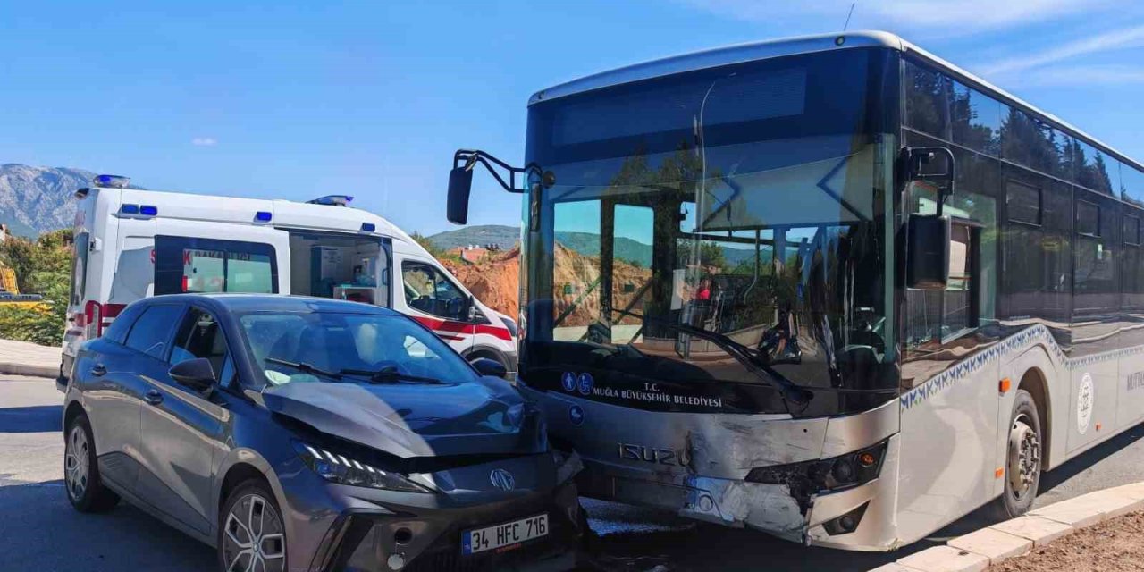 Menteşe’de trafik kazası: 2 yaralı
