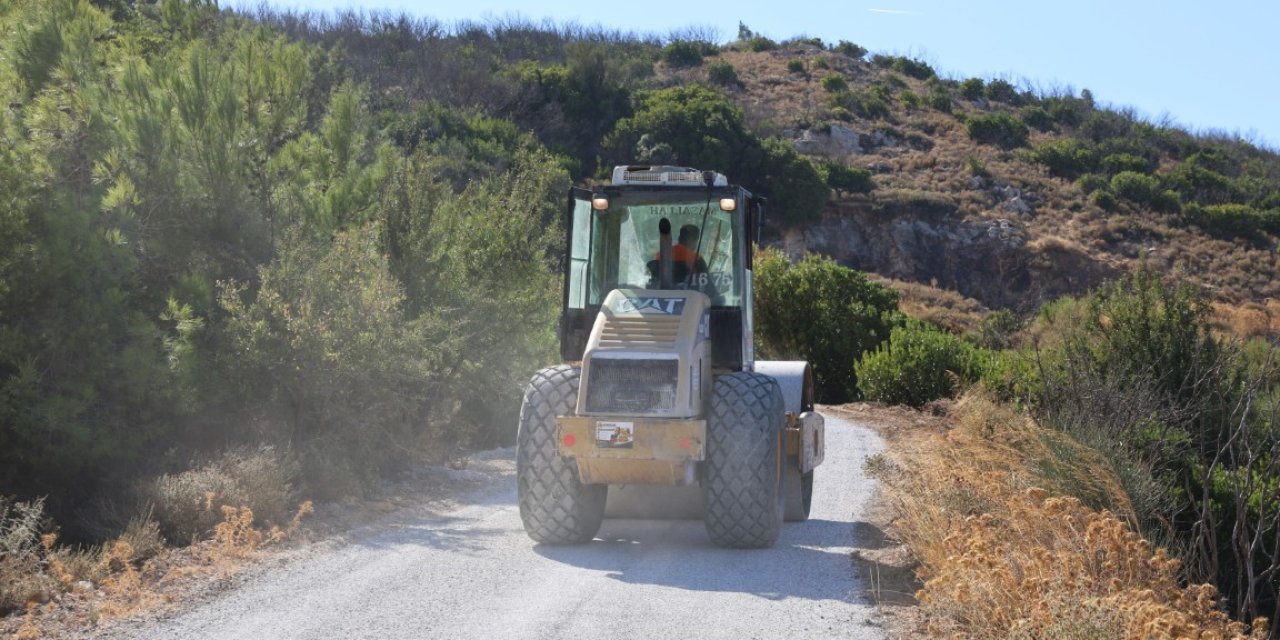 Bodrum’da sathi kaplama çalışmaları sürüyor