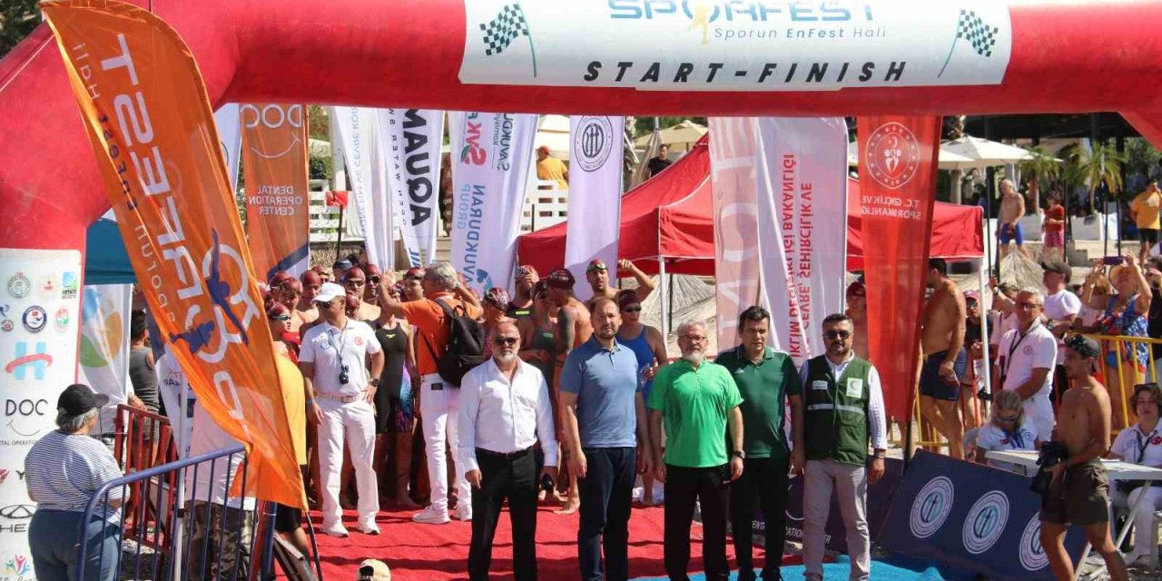 Fethiye’de Açık Su Yüzme Yarışları Başladı