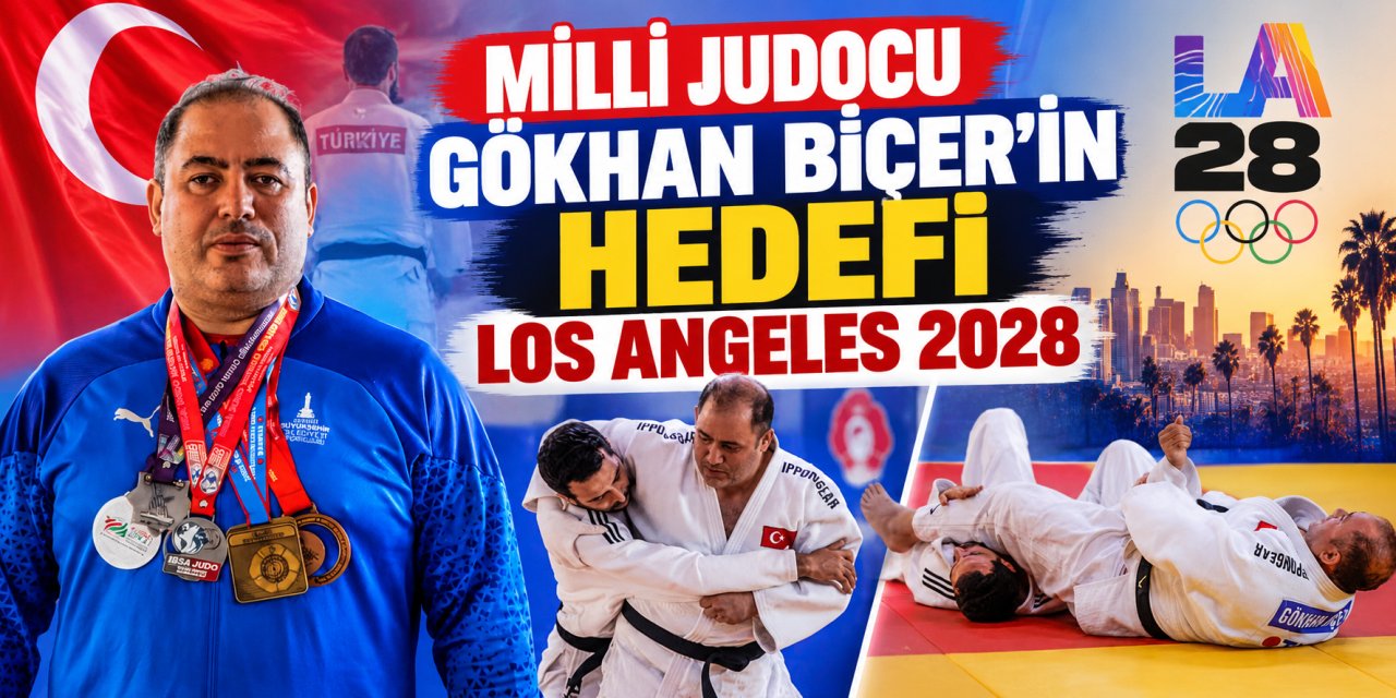 Milli judocu Gökhan Biçer’in hedefi Los Angeles 2028